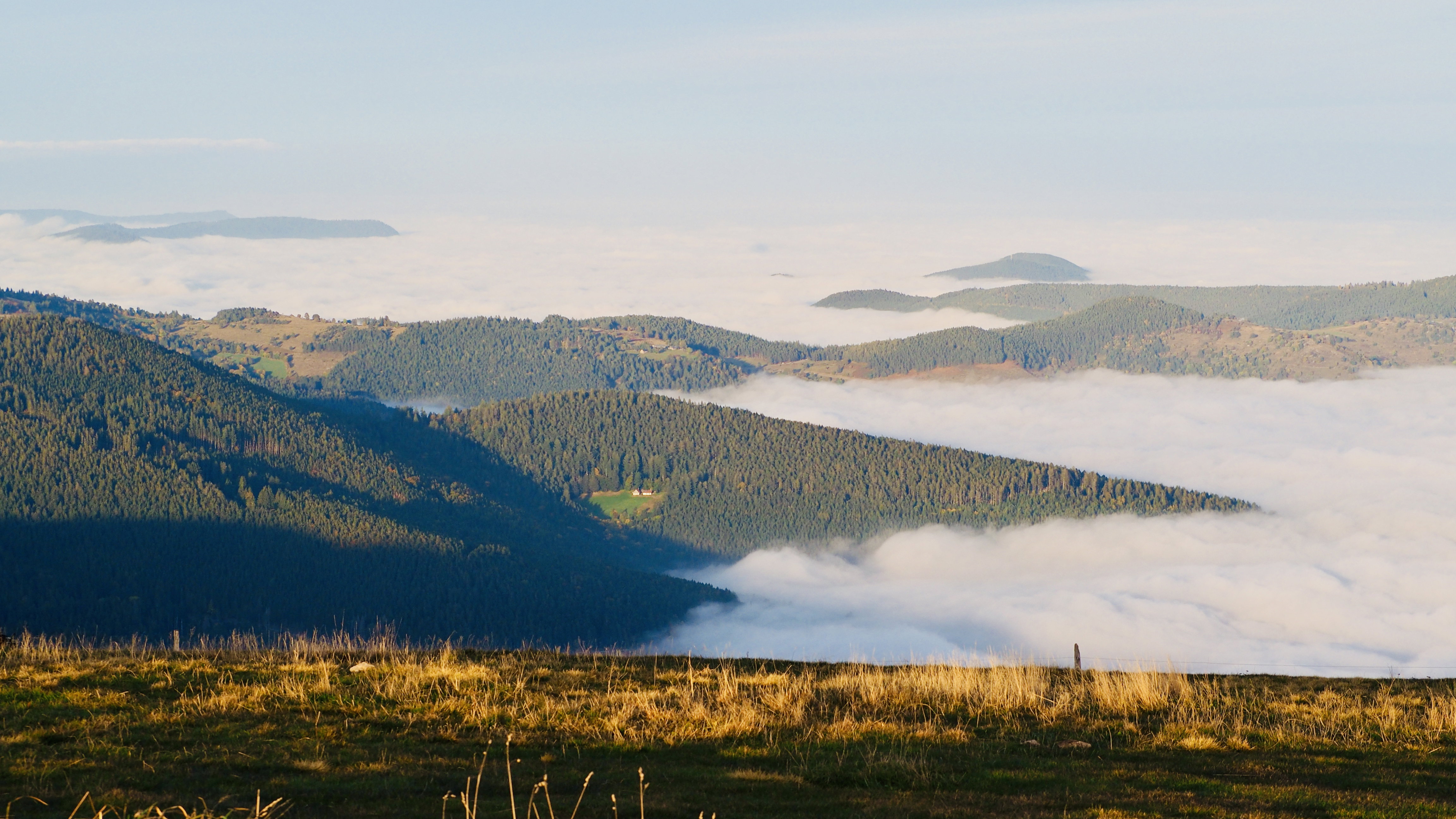 Sea of clouds above the Vosges