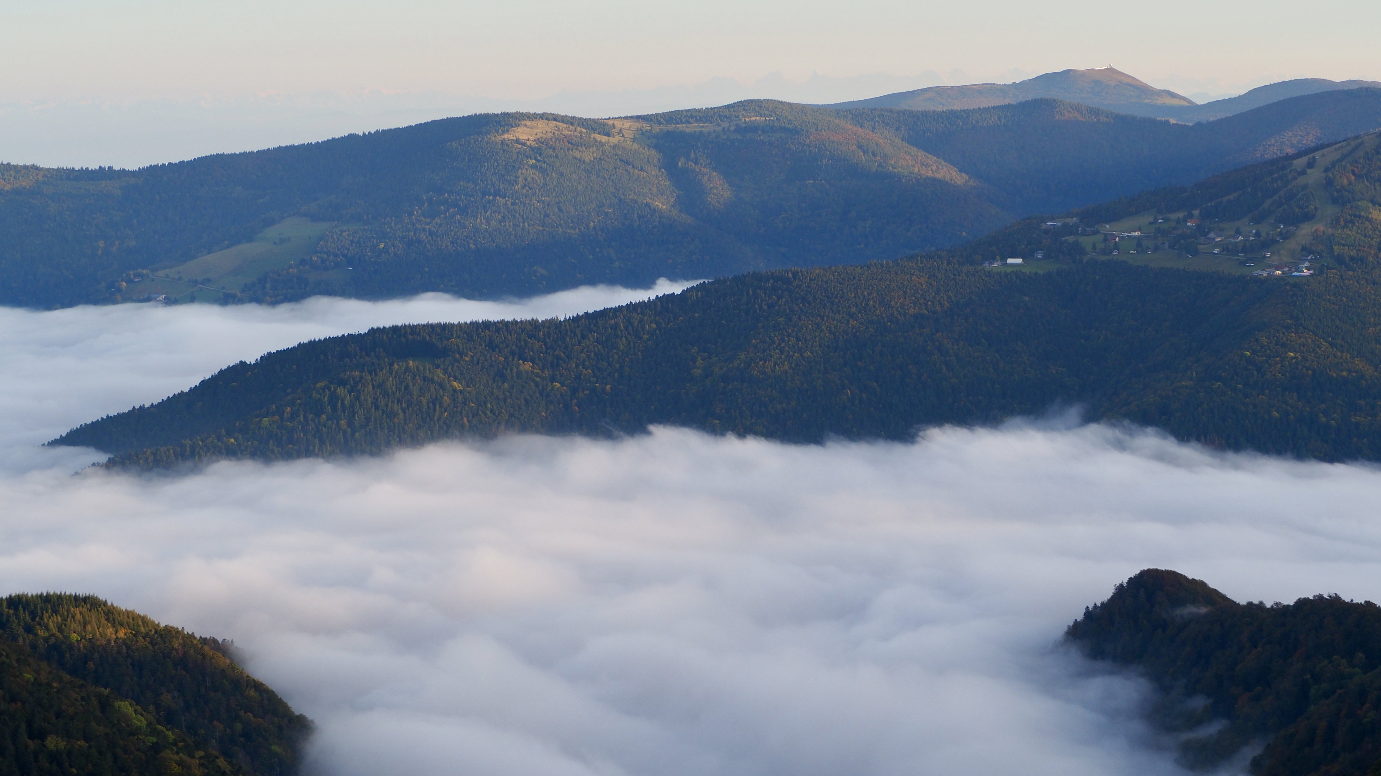 Sea of clouds above the Vosges