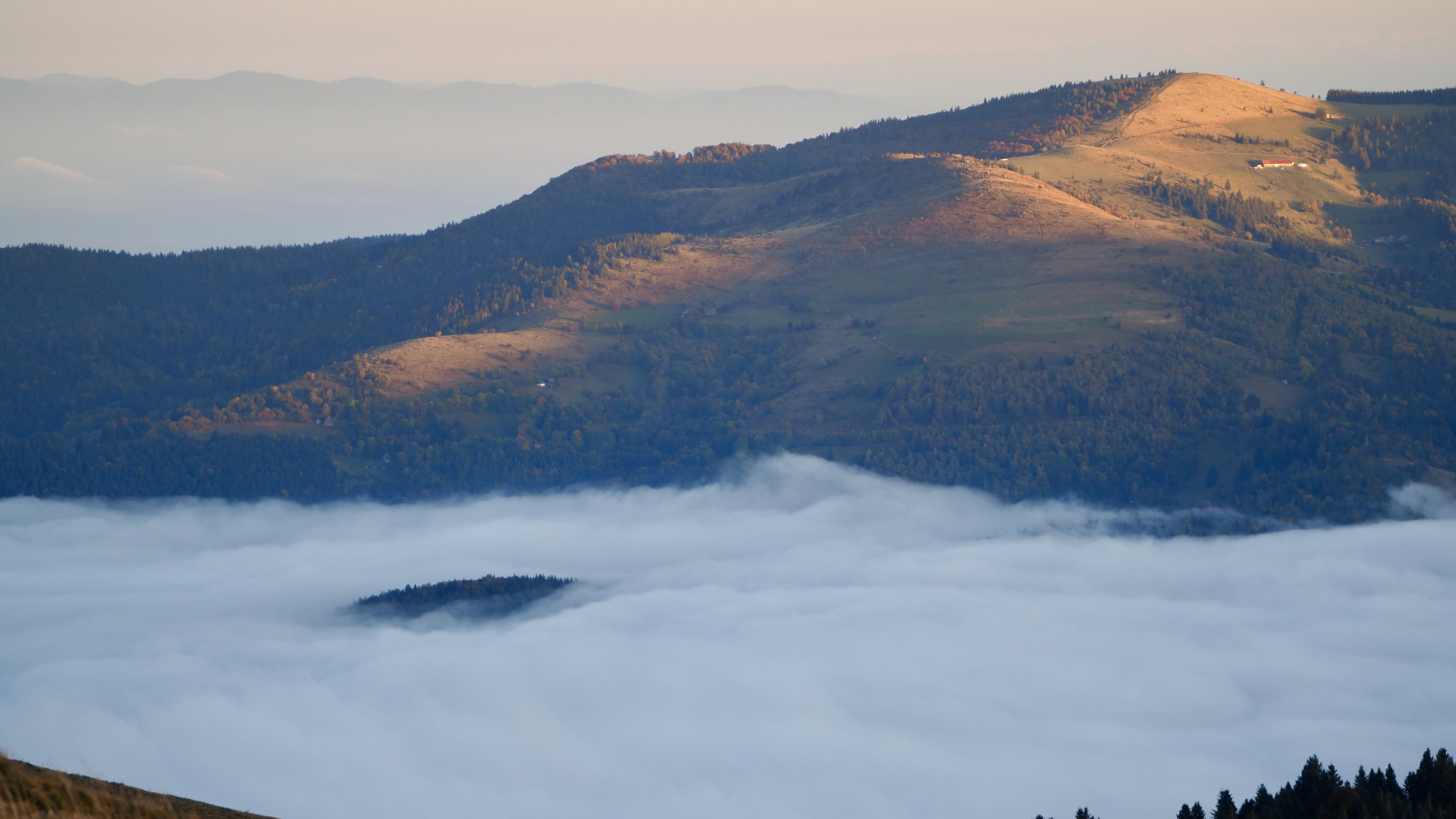 Sea of clouds above the Vosges