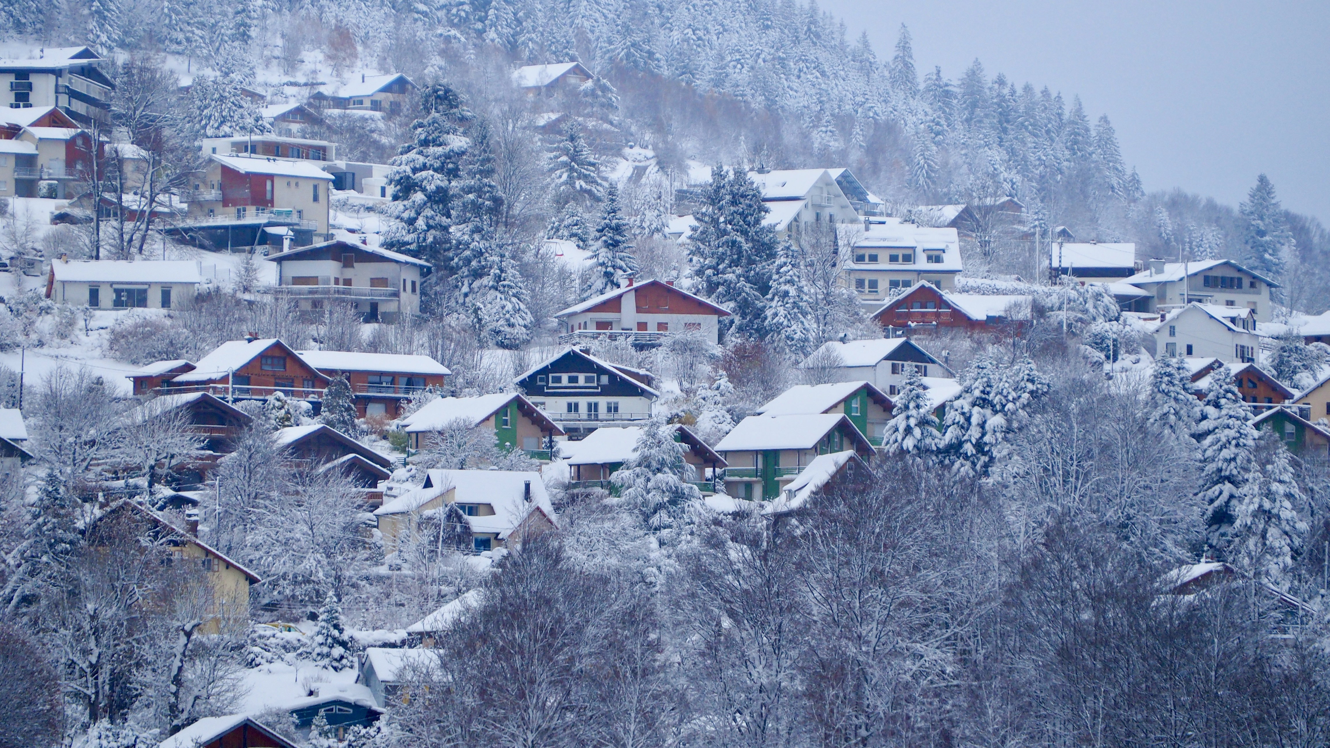 Gérardmer under the snow!