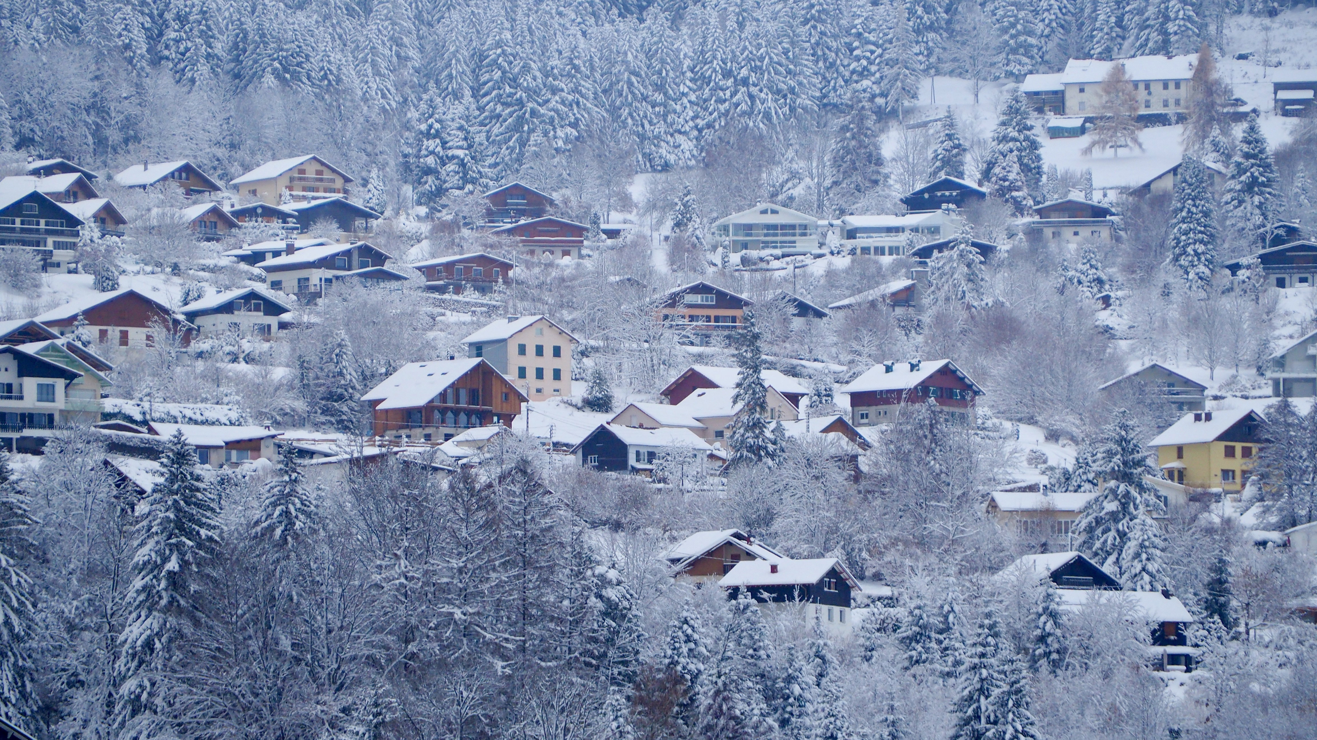Gérardmer under the snow!