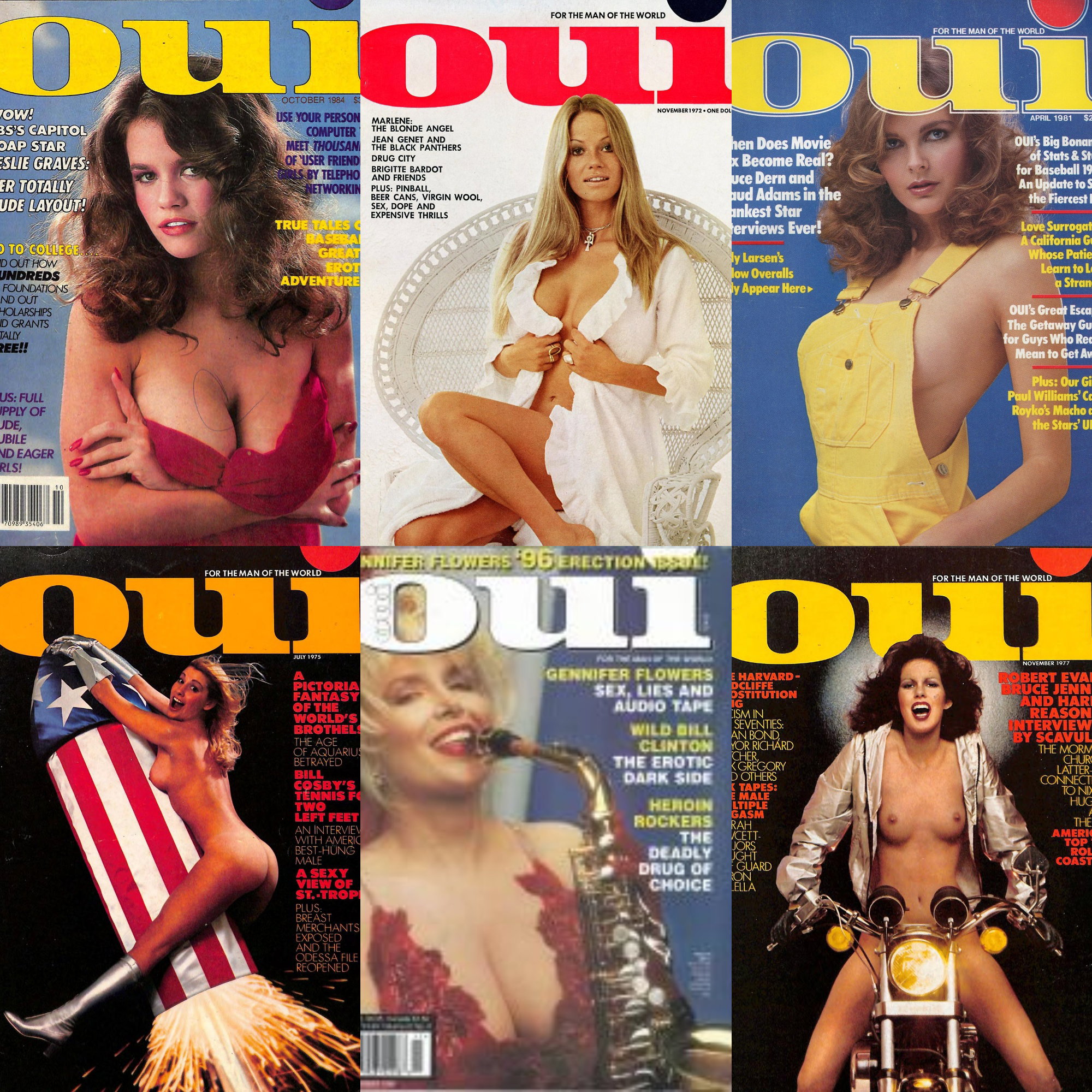 48 x Oui USA Magazine Back issues PDF digital downloads MEGA PACK