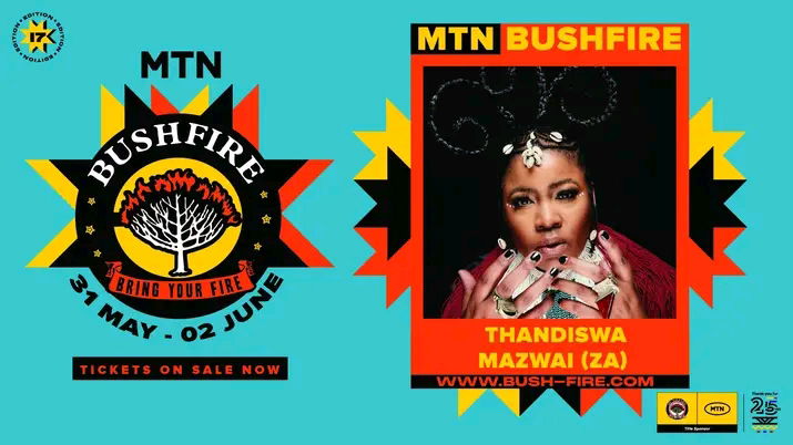 Thandiswa Mazwi MTN bushfire cover photo