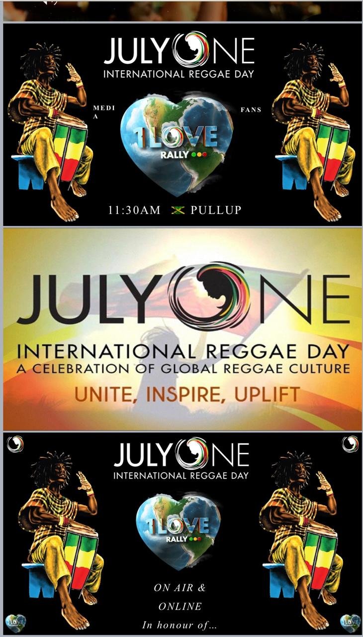 International Reggae Day Pull up events, JulyOne