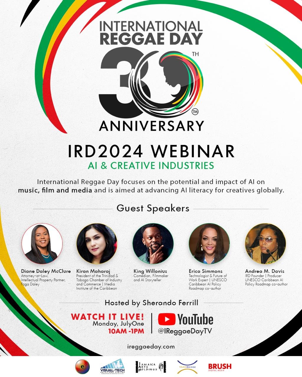 International Reggae Day Webinar event 