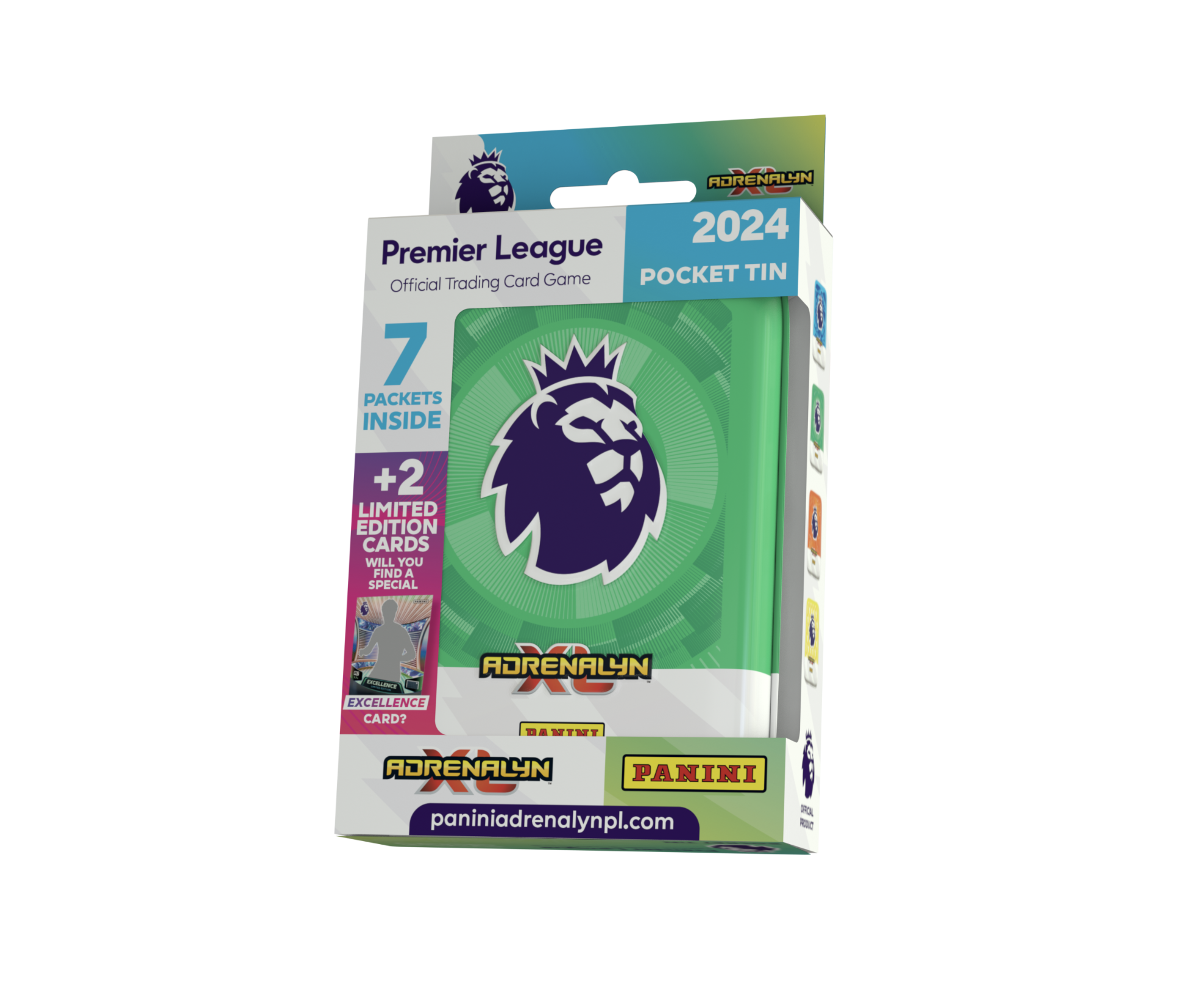 Panini Premier League Adrenalyn XL 2023/24 Green Pocket Tin - MVP Co...