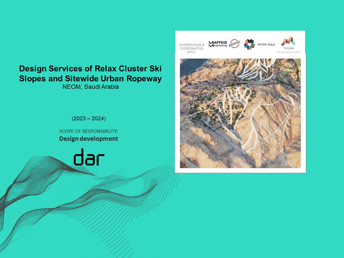 منحدرات تزلج ريلاكس كلاستر - نيوم - المملكة العربية السعودية