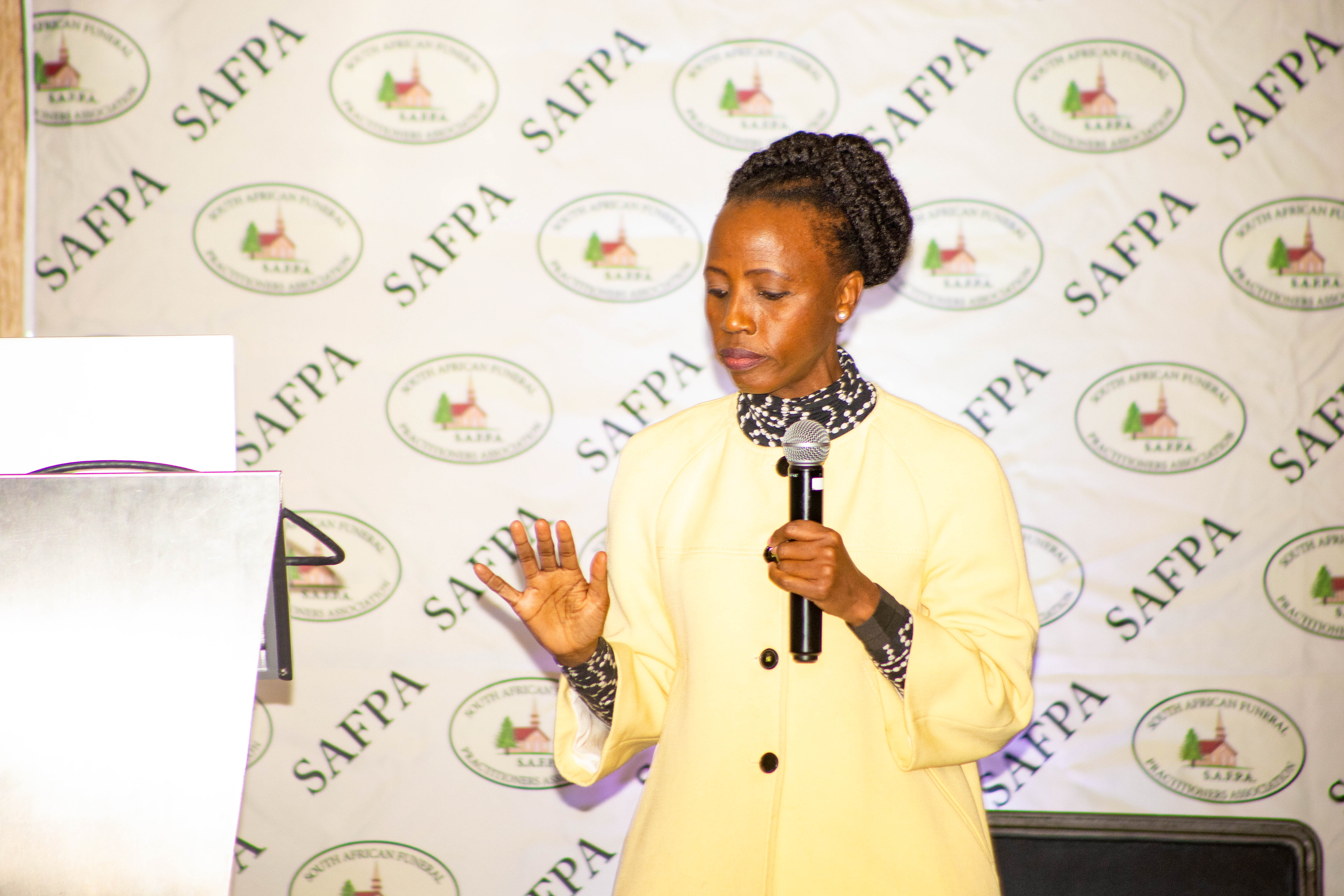 Discours de Khanyi Mlambo au SAFPA