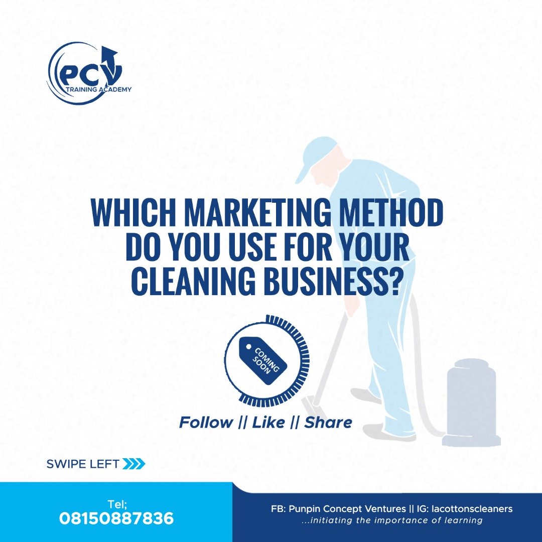 How do you market your cleaning business?
