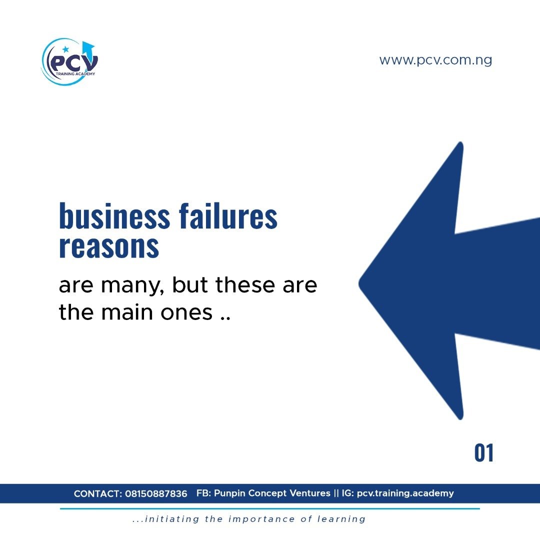 Business failures pcv training academy