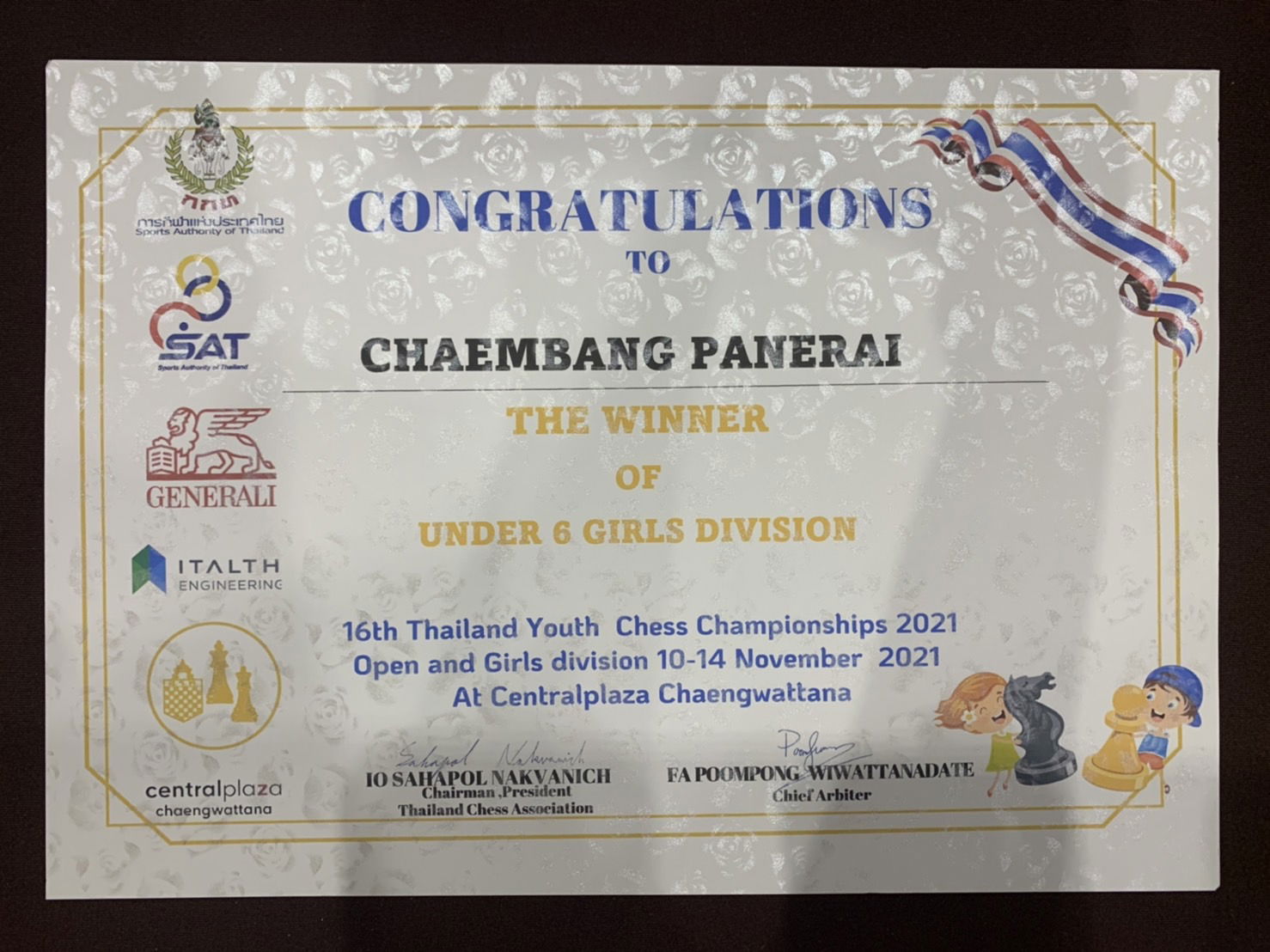 Thailand national Chess Championship 2021