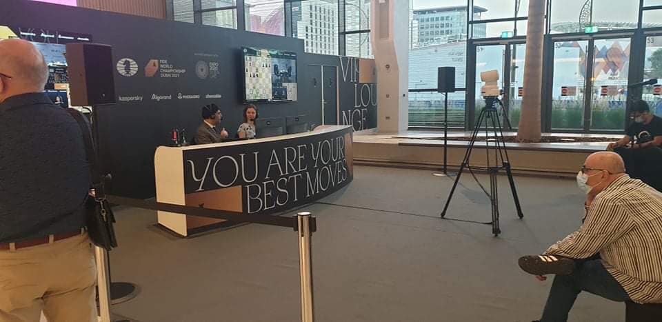 Sahaphon Nakwanich, President of the International Chess Association of Thailand Attend the 2021 World Championships in Dubai