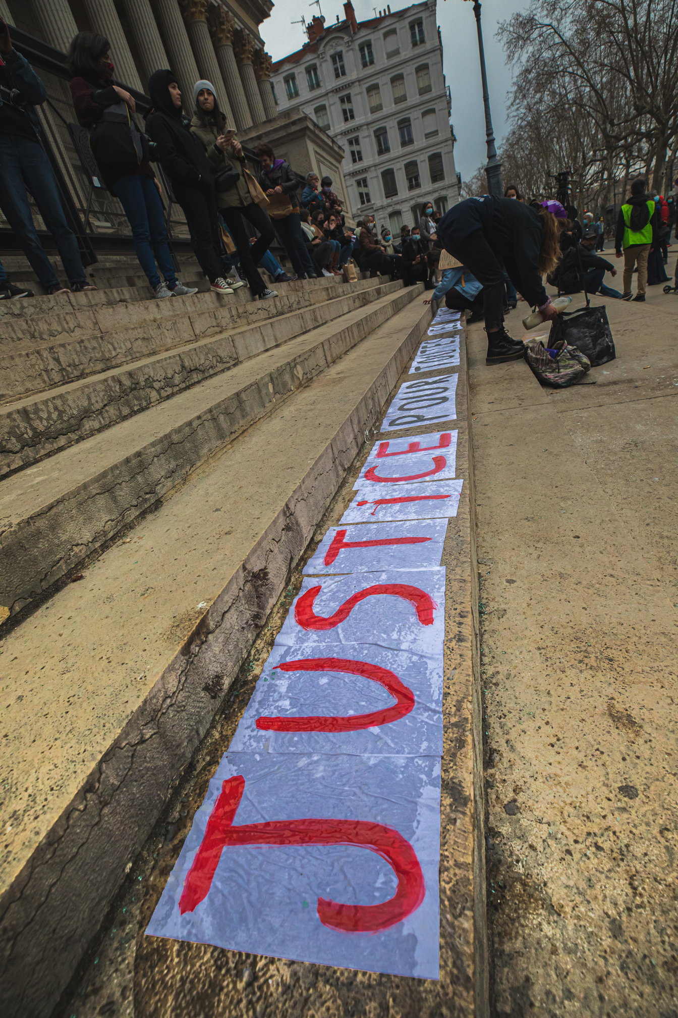DEMONSTRATION AGAINST VIOLENCE AGAINST WOMEN