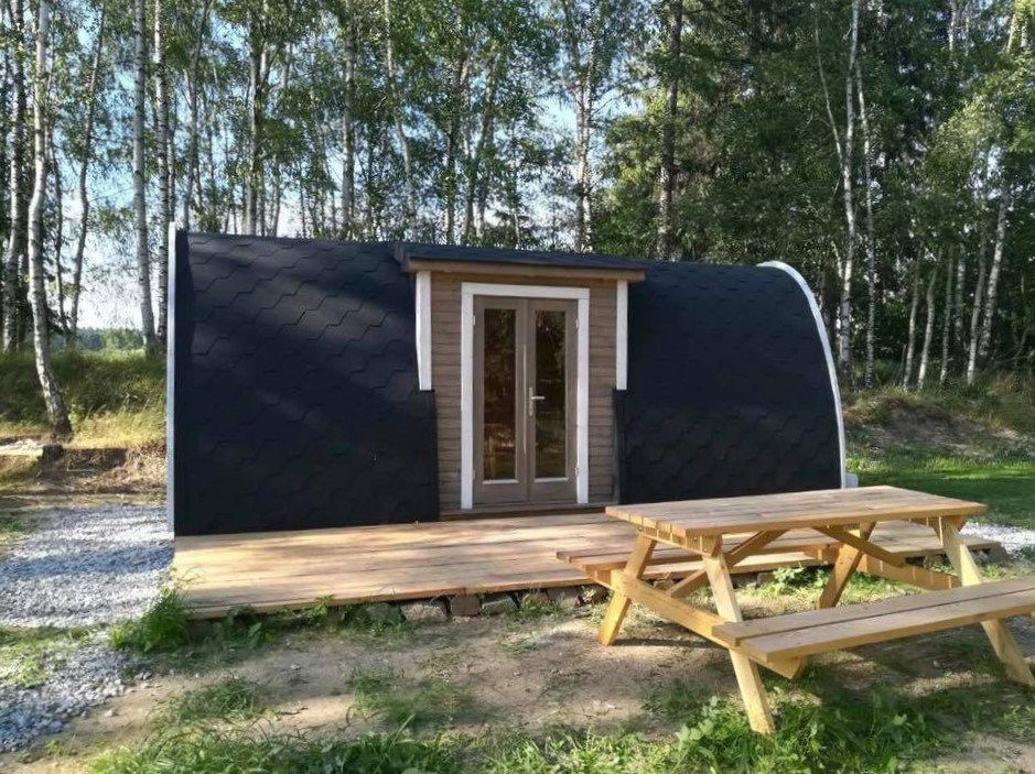 kemping kuckó, szigetelt glamping ház, glamping pod, kemping házikó