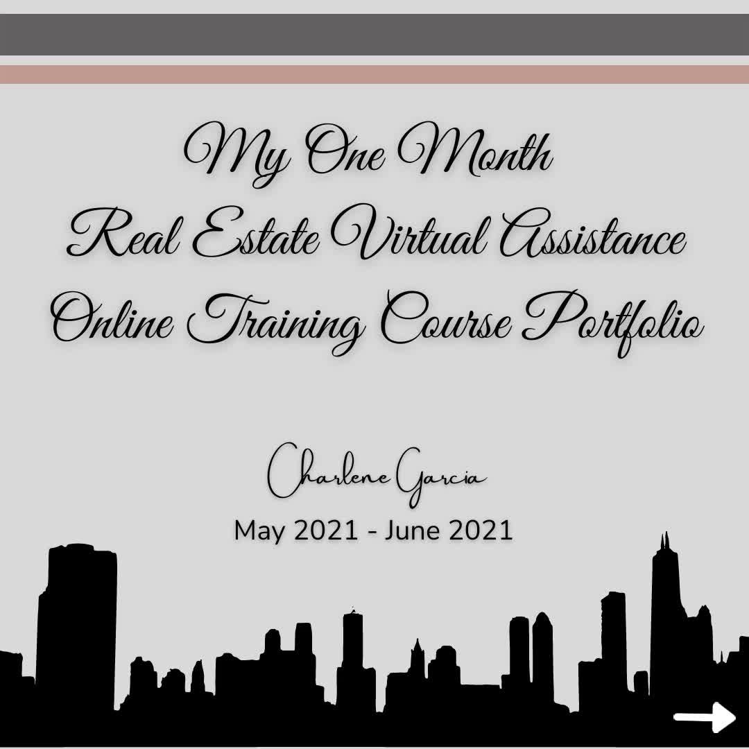 MY ONE MONTH REAL ESTATE ONLINE TRAINING COURSE thumbnail