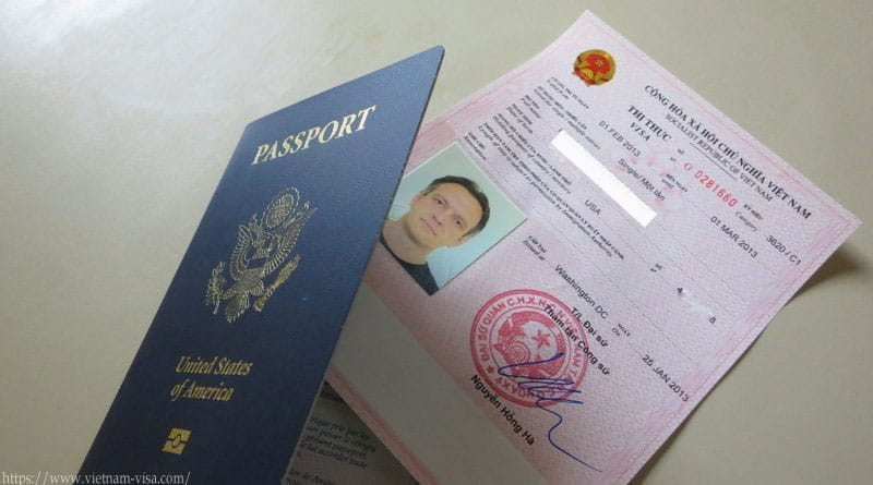 Loose leaf Vietnam visa - Vietnam visaform