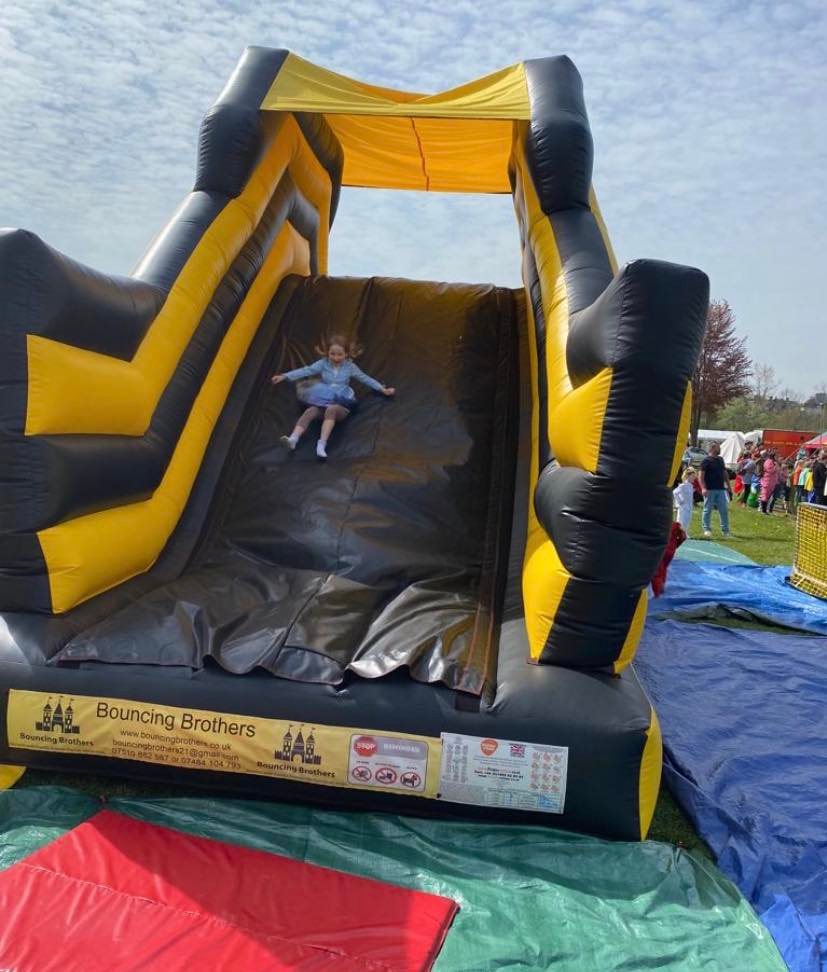 Inflatable Zone. Camp Severn Kids Festival