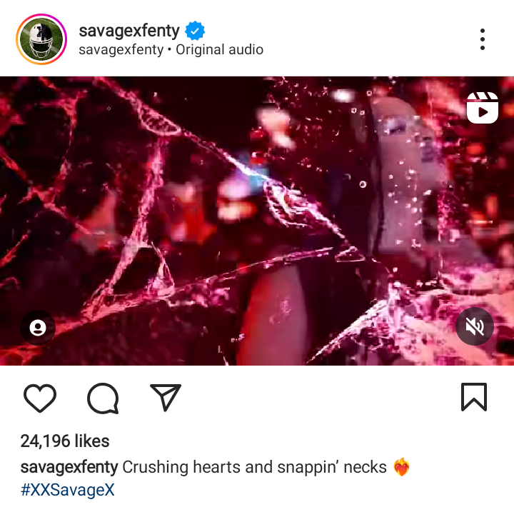 Savage X Fenty VDay video introduction by Rihanna 
