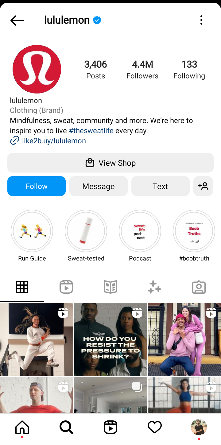 Lululemon on Instagram 