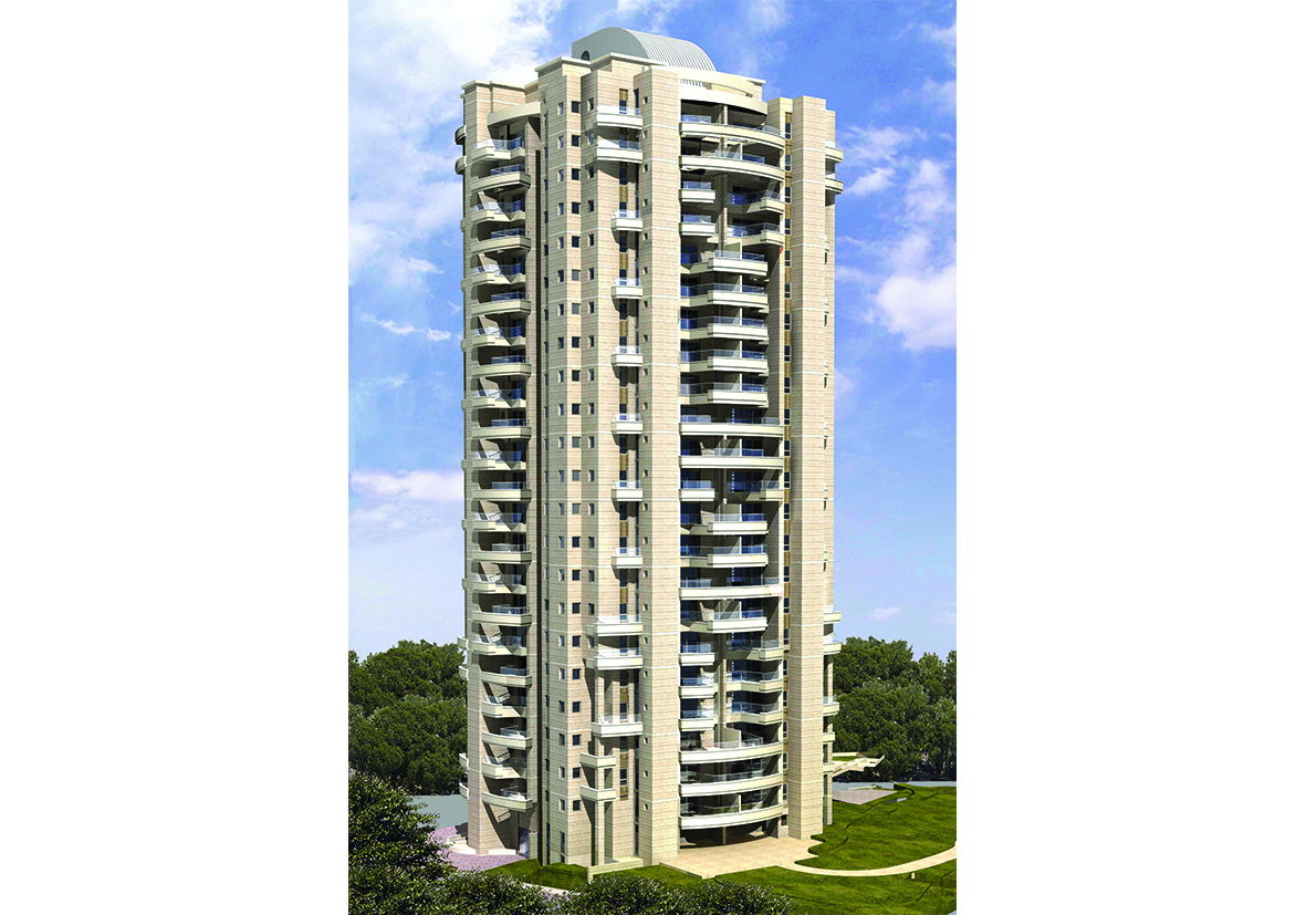 Ramat Gan - residential towers from Rom Neve