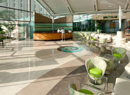 Dead Sea - Oasis Hotel lobby and spa