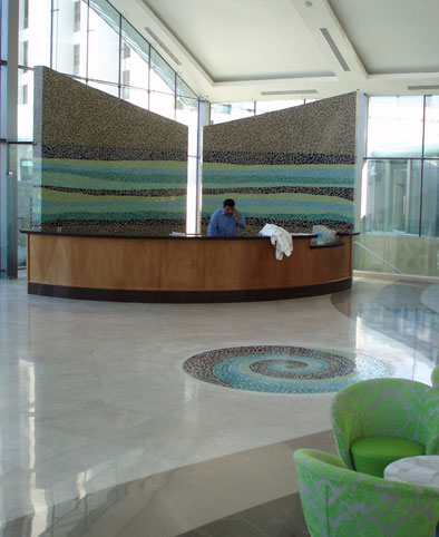 Dead Sea - Oasis Hotel lobby and spa