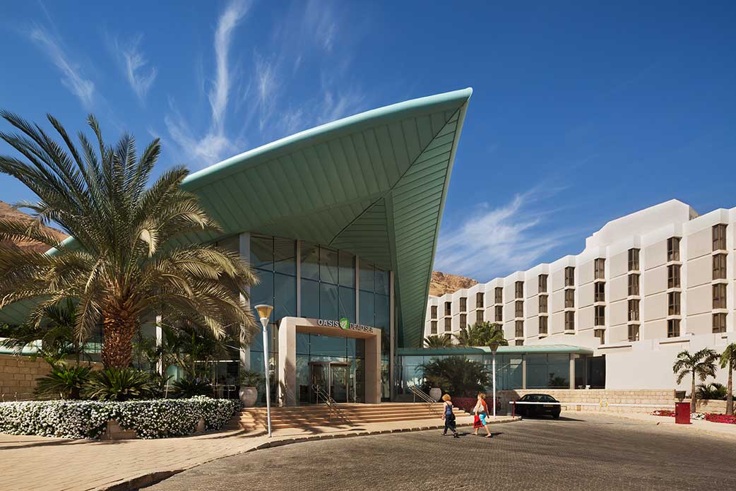 Dead Sea - Oasis Hotel lobby and spa
