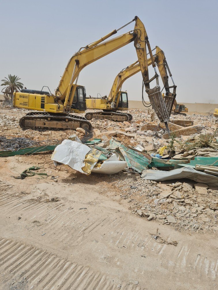 حفر اراضي الرياض