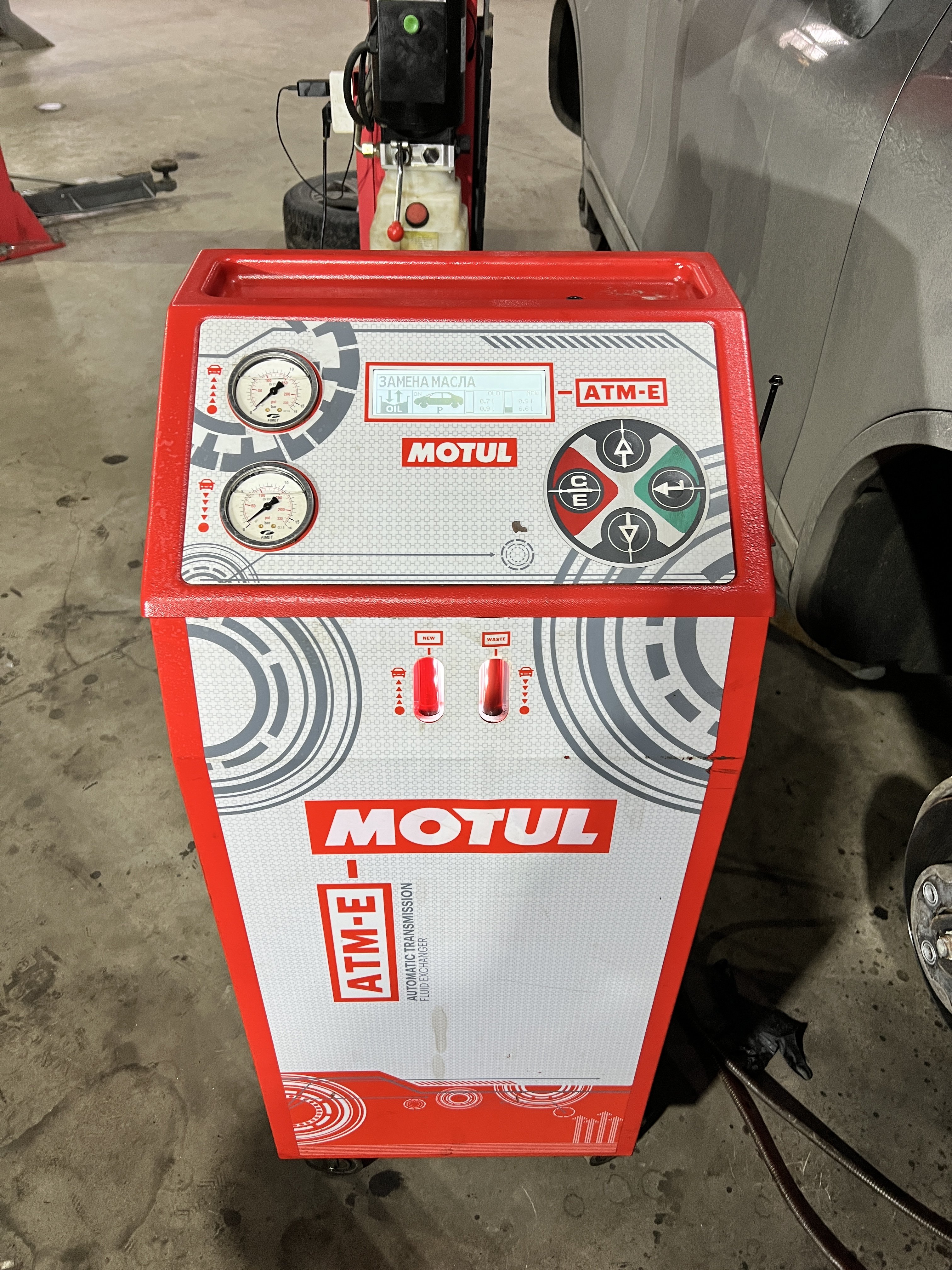 Установка для замены масла в акпп Motul EVO