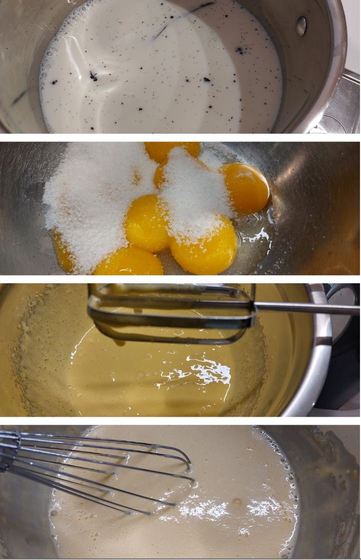 Creme brulee torta fázis fotó 3