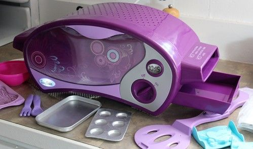 Ultimate Easy Bake Oven Replacement Purple Pan Pusher Spatula Only