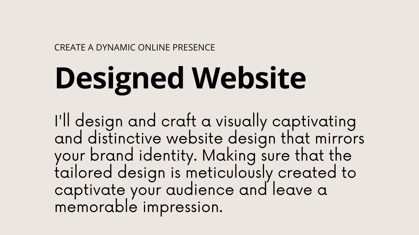 Website design that works for you