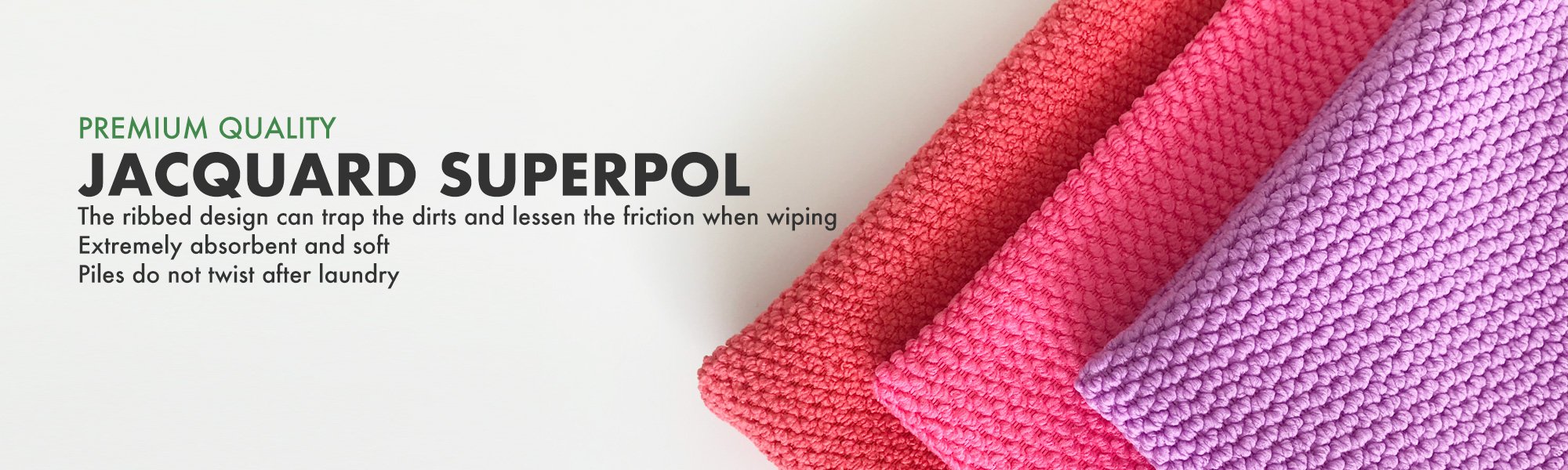 Jacquard Superpol Mifcrofiber Towel