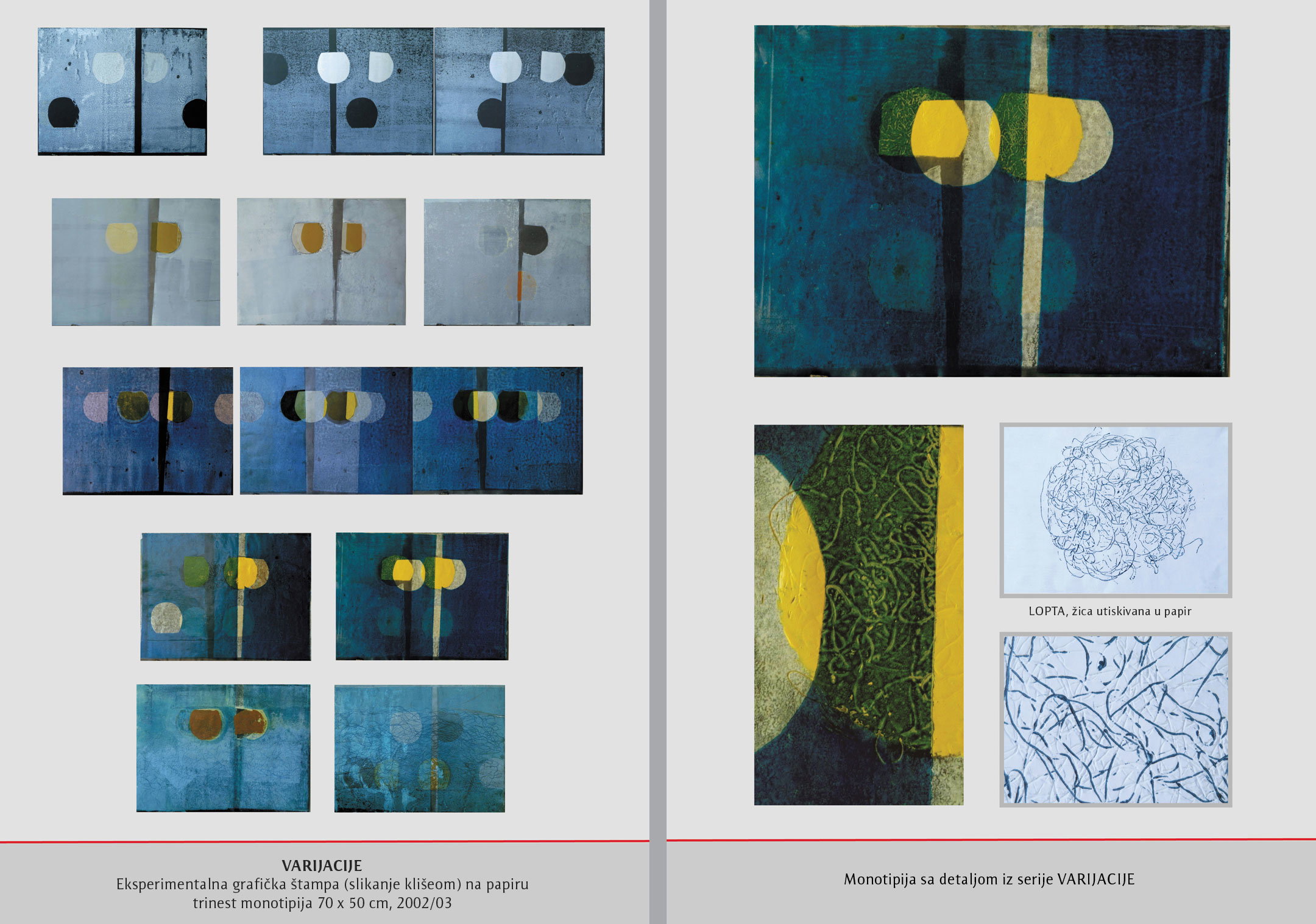 Student exhibition, FLU Belgrade (2002)