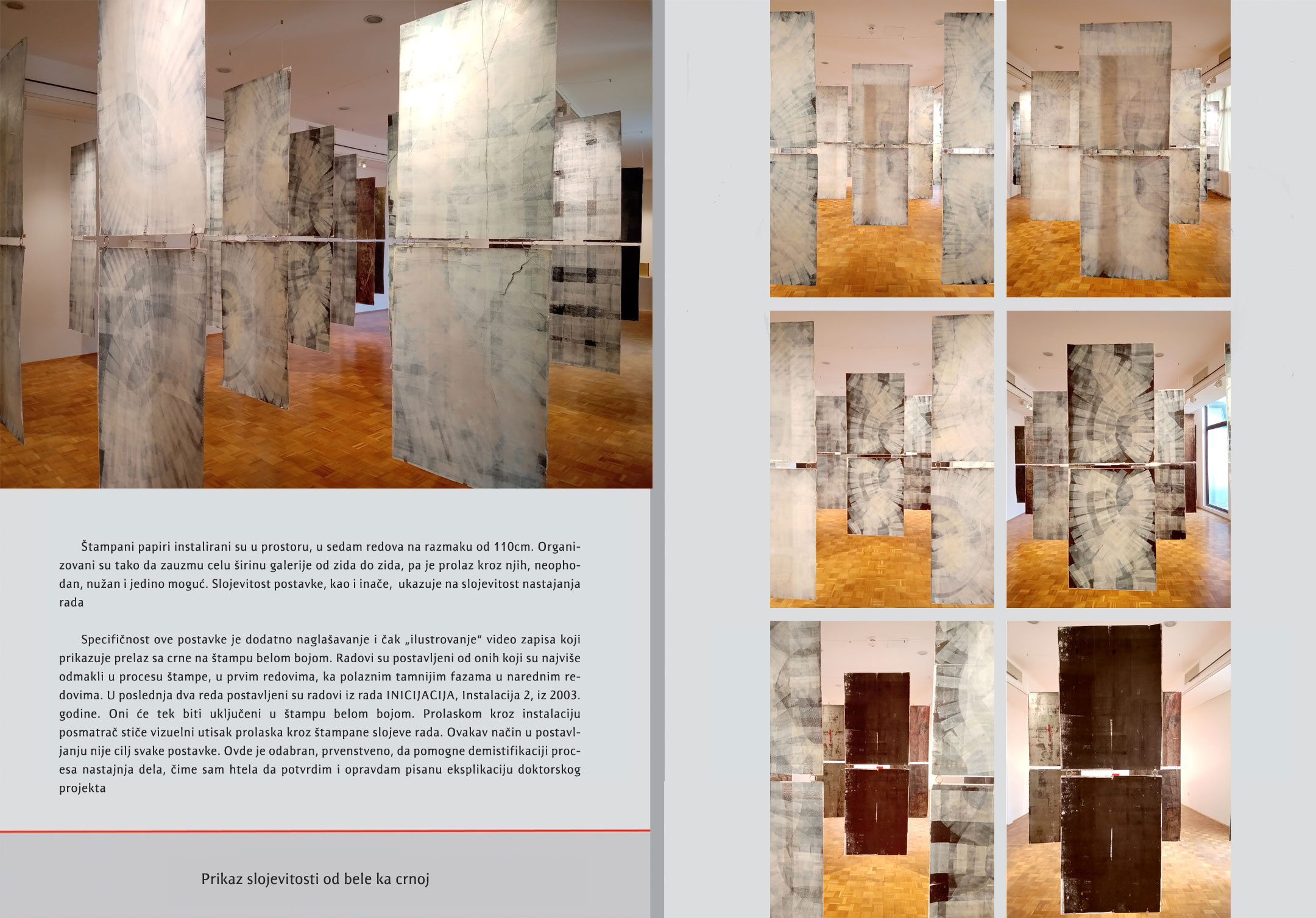 Doctoral art project, SKC Gallery, Obrenovac, 2019