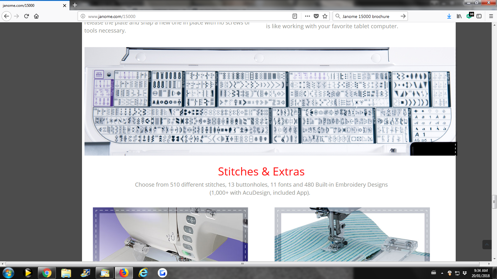 Janome horizon 15000 quilt Maker sewing machine The Sewing Machine