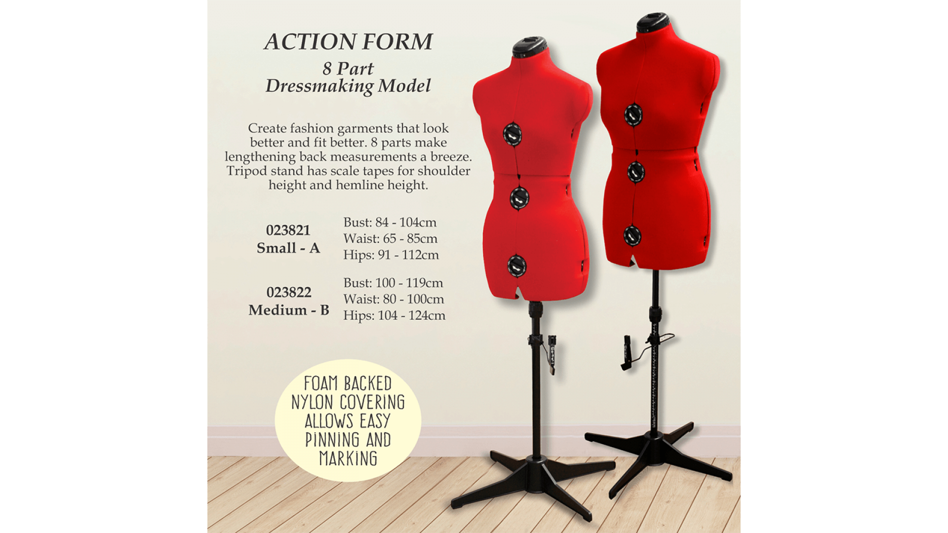 dressmaking dummy size 39inch to 46 inch The Sewing Machine Company