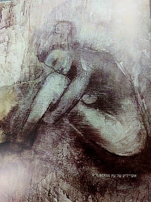 ציור אקריליק על עץ  של דליה לביא