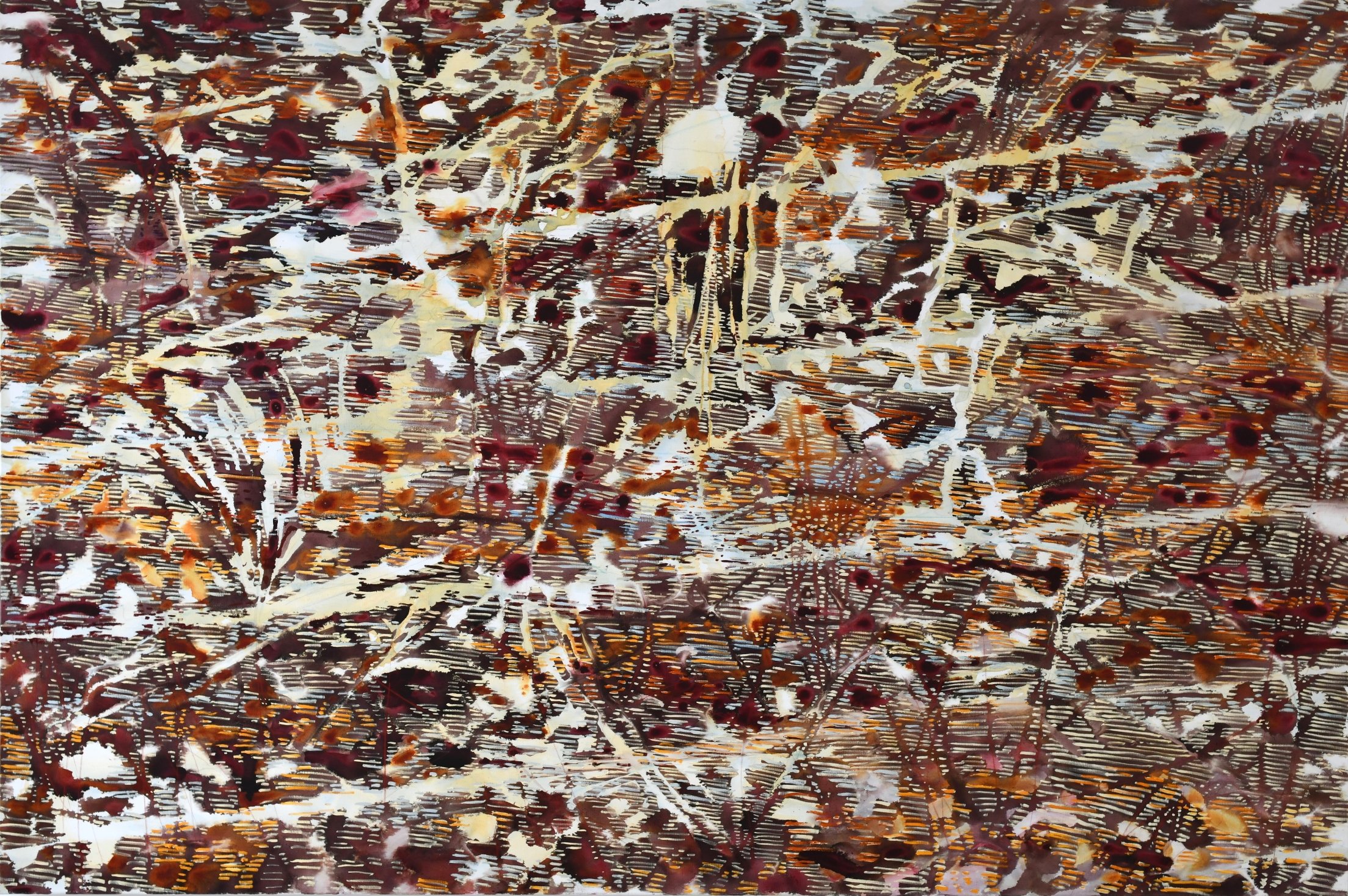 Field 5, 2022, oil and acrylic on canvas, 200x300 cm