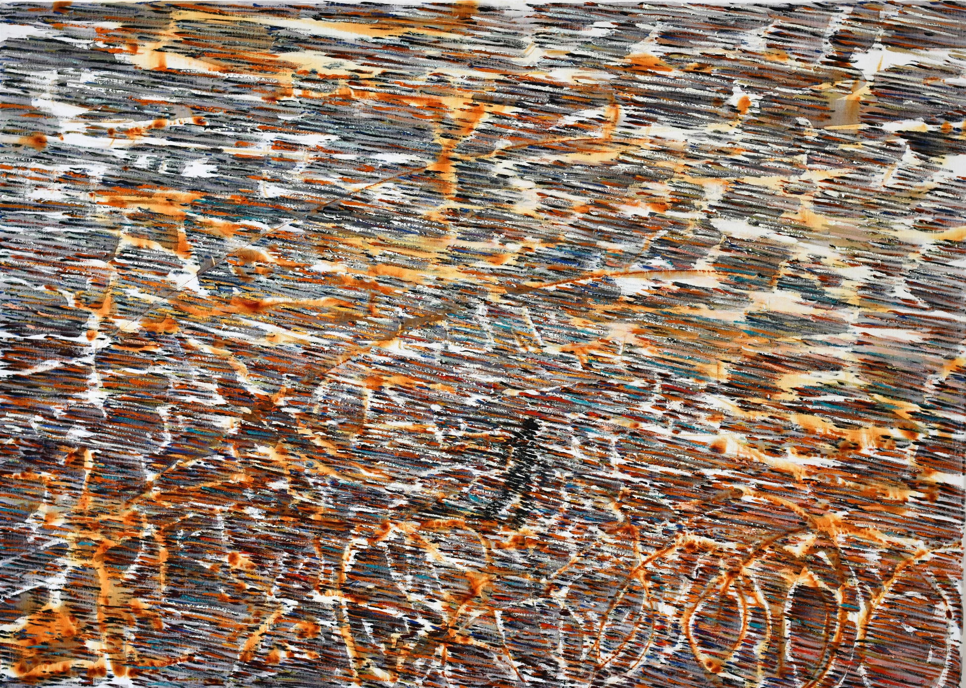 Field 6, 2023, oil and acrylic on canvas, 100x140 cm