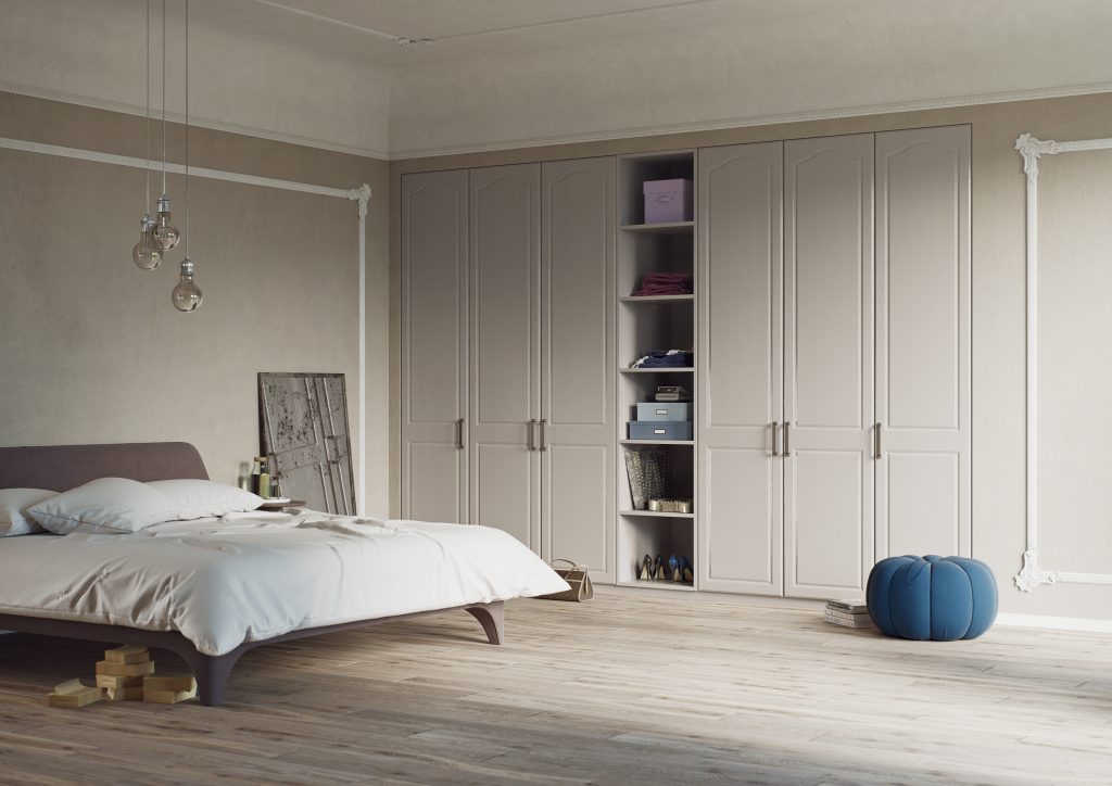 WARDROBE WITH OPENING DOORS