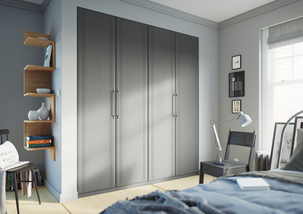 WARDROBE WITH OPENING DOORS