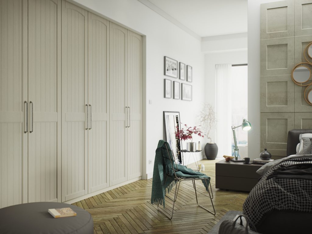 WARDROBE WITH OPENING DOORS