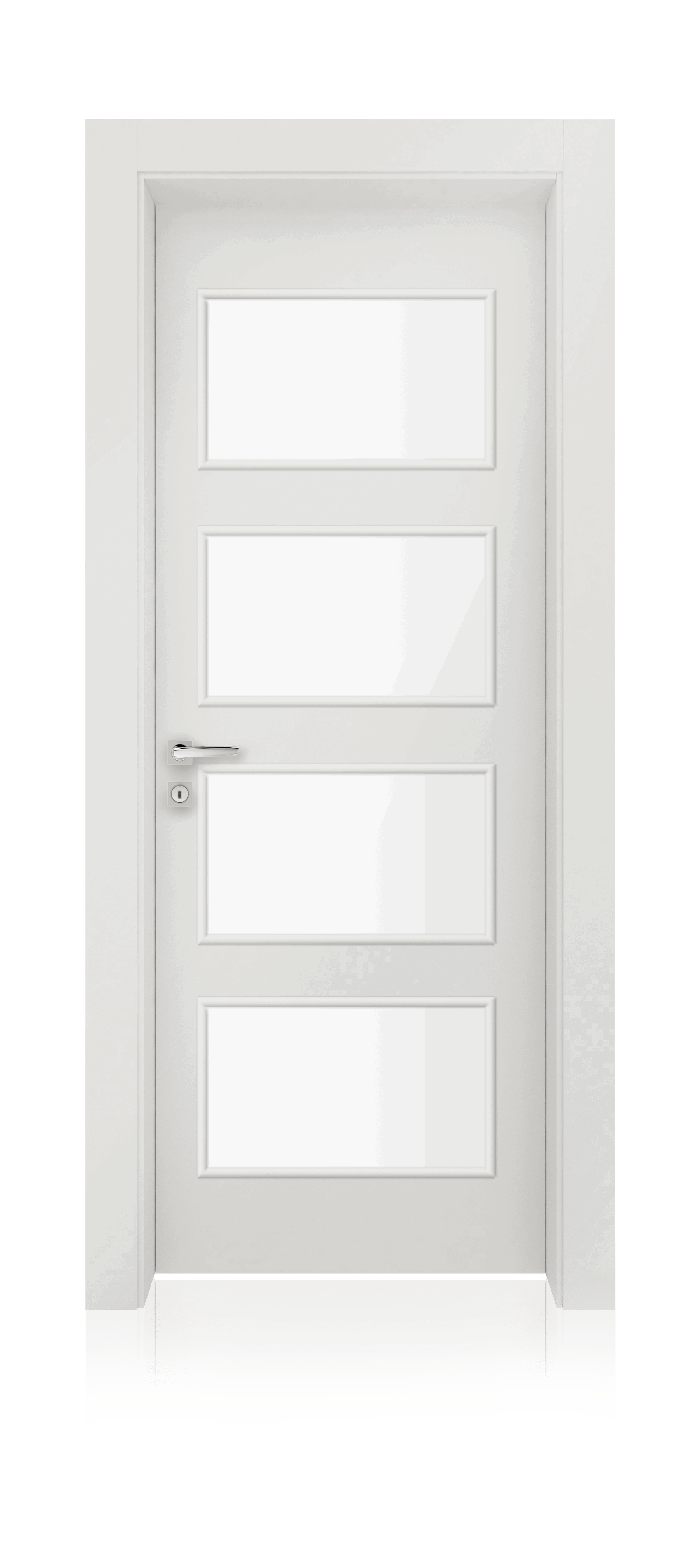 DOORS WITH SPECIAL CONSTRUCTION FOR GLASS