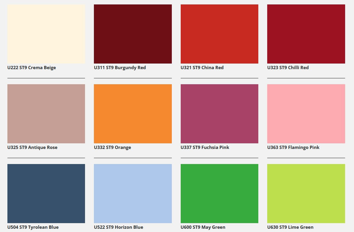 Selection embossed & smooth melamines