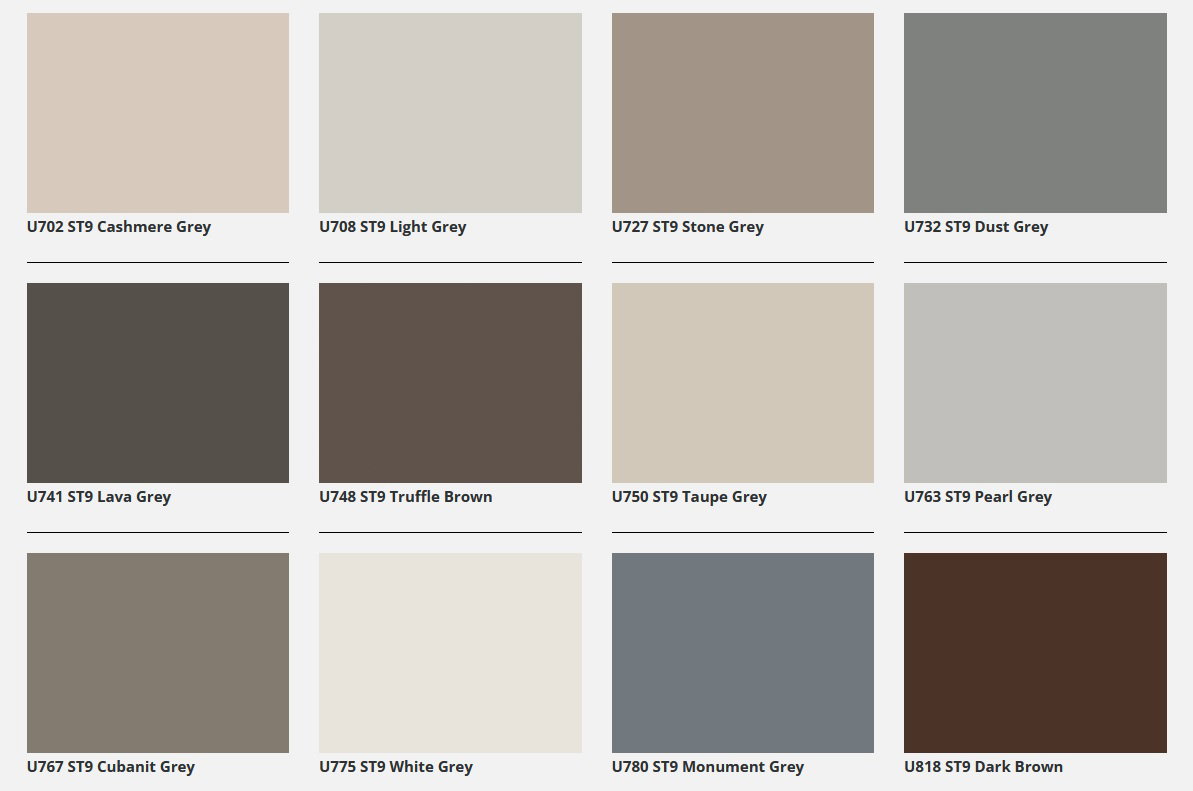 Selection embossed & smooth melamines