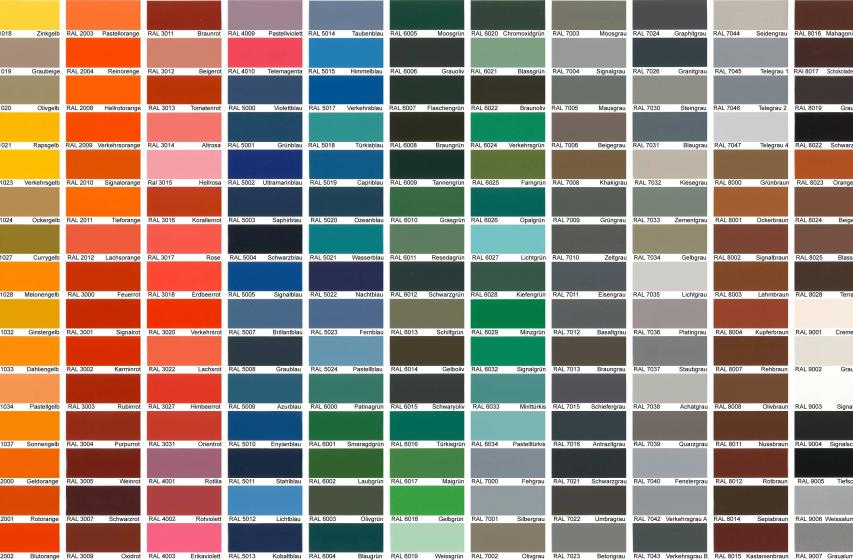 Selection of colors for lacquer painting
