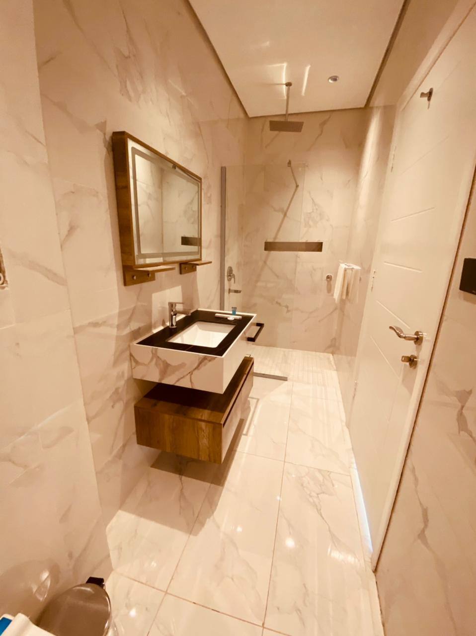 Chalet with water games