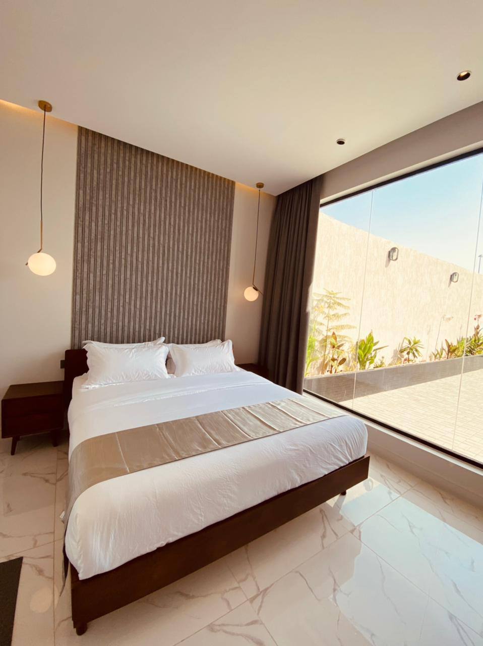 Chalet with water games