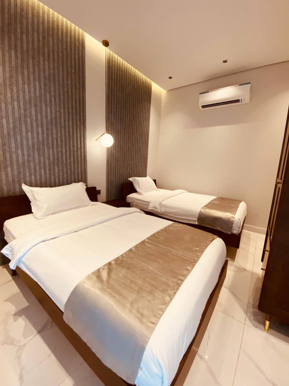 Chalet with water games